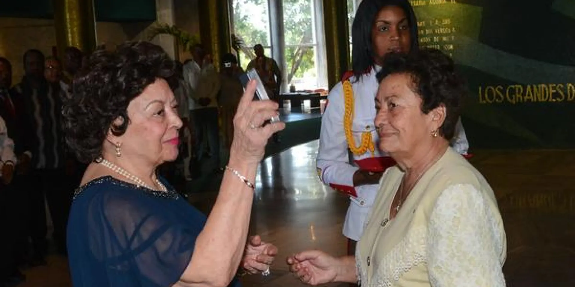 María Eugenia Neto, viuda del doctor Antonio Agostinho Neto.Foto: Marcelino Vázquez