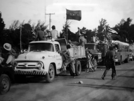 Paso de la Caravana de la Libertad por Ciego de Ávila
