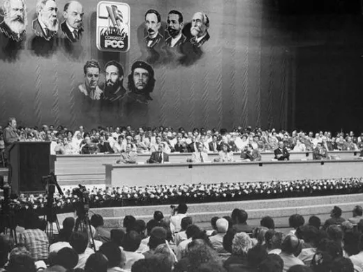 En la clausura del Tercer Congreso del Partido Comunista de Cuba (PCC)