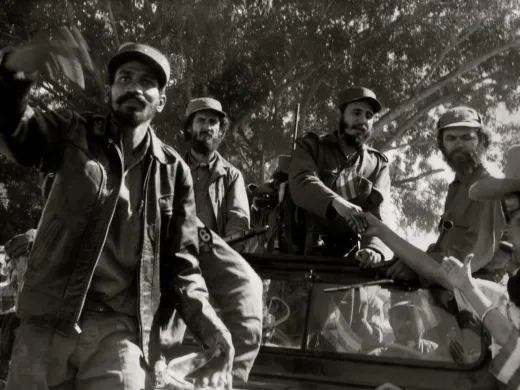 Fidel Castro en la Caravana de la Libertad