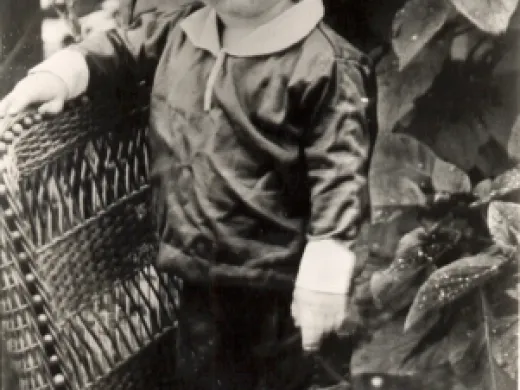 Fidel Castro de niño en Birán 1928