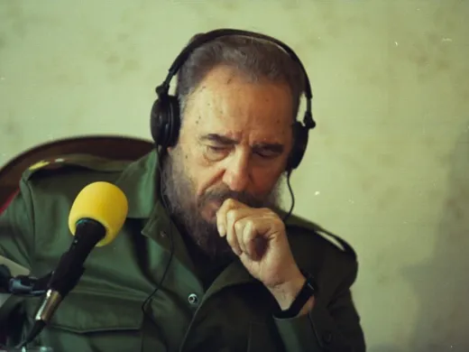 Fidel Castro en el programa Aló Presidente en Venezuela, 2000