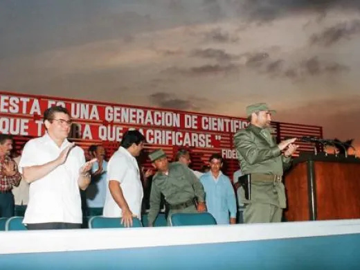 Inauguración del Centro de Inmunoensayo en La Habana