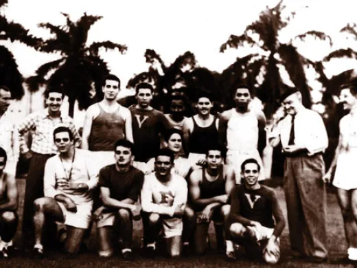 Fidel Castro Ruz en el colegio de Belén, 1944