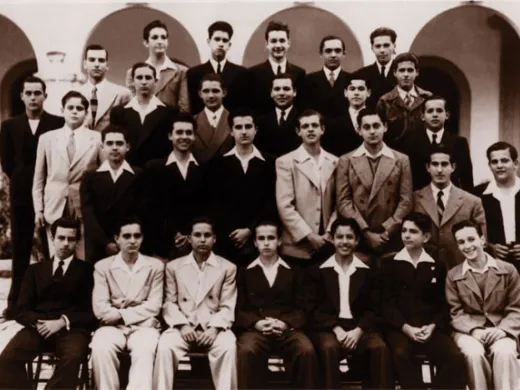 Fidel Castro Ruz en le Colegio de Belén,1943