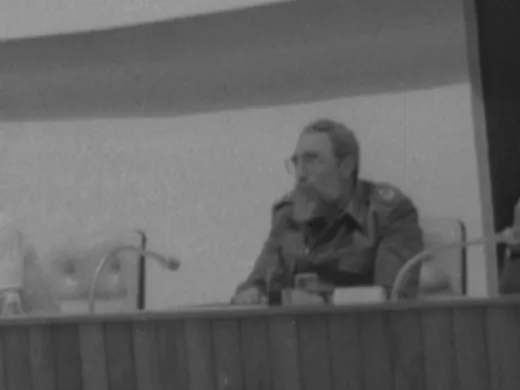 Clausura de la Reunión del Consejo Nacional de la Asociación “Hermanos Saíz”, celebrada en el Palacio de Convenciones