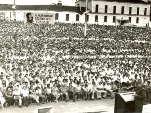 discurso en la Plaza Mayor General Serafín Sánchez Valdivia, Sancti Spíritus