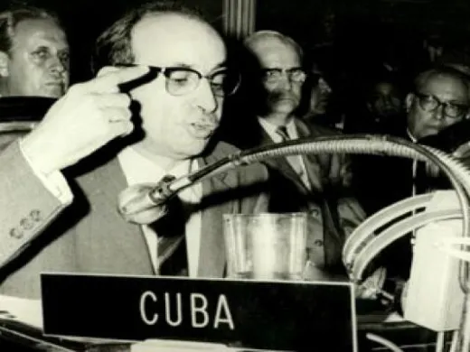 Raul Roa Gacia, first ministry of Foreign Afdfairs on the Cuban Revolution