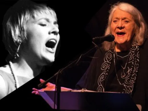 La cantante estadounidense de folk, blues y jazz Barbara Dane estuvo entre las participantes en el concierto en línea. Foto: KPFA La cantante estadounidense de folk, blues y jazz Barbara Dane estuvo entre las participantes en el concierto en línea. Foto: KPFA