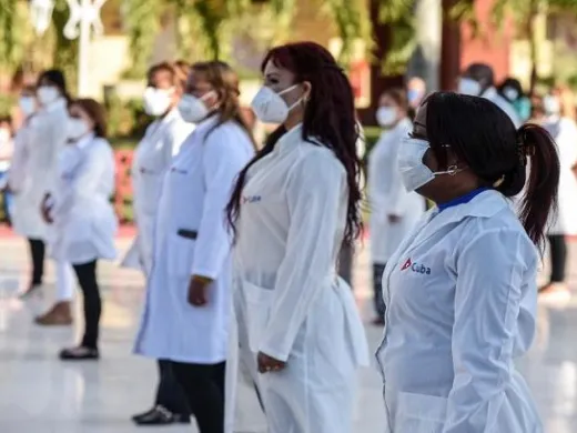 Esta brigada, la número 58 que parte desde que inició la pandemia, esta compuesta por 50 licenciados en Enfermería. Foto: Ariel Cecilio Lemus Esta brigada, la número 58 que parte desde que inició la pandemia, esta compuesta por 50 licenciados en Enfermería. Foto: Ariel Cecilio Lemus