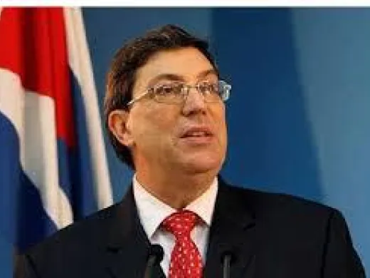 Canciller Bruno Rodríguez. Foto: PL.