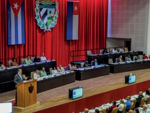 En la primera jornada de sesiones se aseguró que existen condiciones para lograr los objetivos económicos propuestos para que 2023 sea un año superior. Foto: José M. Correa En la primera jornada de sesiones se aseguró que existen condiciones para lograr los objetivos económicos propuestos para que 2023 sea un año superior. Foto: José M. Correa