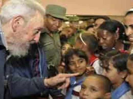 Fidel experimentó siempre un gran amor por los niños. (Foto: rediohc.cu). Fidel experimentó siempre un gran amor por los niños. (Foto: rediohc.cu).