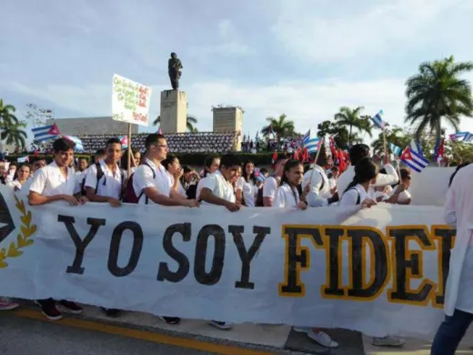 La juventud cubana fiel seguidora del legado de Fidel. Freddy Pérez Cabrera Foto: Freddy Pérez Cabrera La juventud cubana fiel seguidora del legado de Fidel. Freddy Pérez Cabrera Foto: Freddy Pérez Cabrera