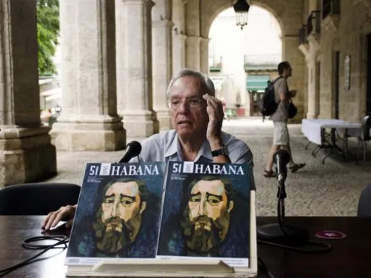 Eusebio Leal durante la presentación de la revista Opus Habana, dedicada a Fidel (Foto: Alexis Rodríguez) Eusebio Leal durante la presentación de la revista Opus Habana, dedicada a Fidel (Foto: Alexis Rodríguez)