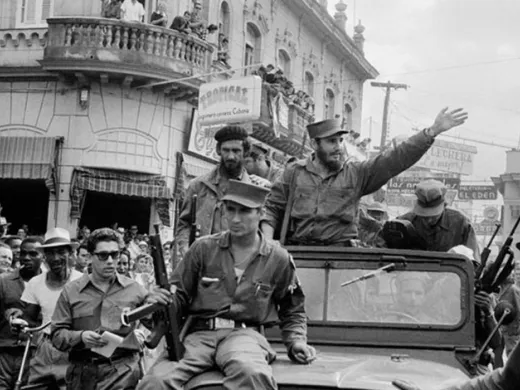 Fidel Castro en las inmediaciones del Parque Vidal, Villa Clara Fidel Castro en las inmediaciones del Parque Vidal, Villa Clara