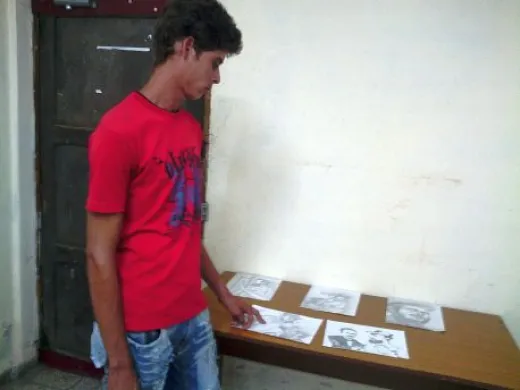 Pinturas del joven Raidier Martínez Hechavarría reflejan al Comandante en Jefe