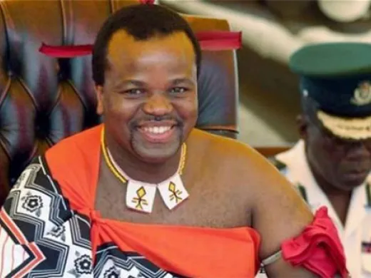 El rey de Swazilandia, Su Majestad Mswati III. Foto: AFP. El rey de Swazilandia, Su Majestad Mswati III. Foto: AFP.