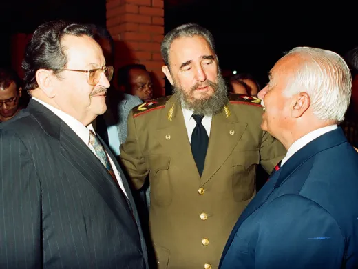Fidel Castro en Salvador de Bahía, 1993