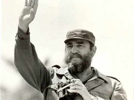 Fidel Castro Ruz el Primero de Mayo de 1978