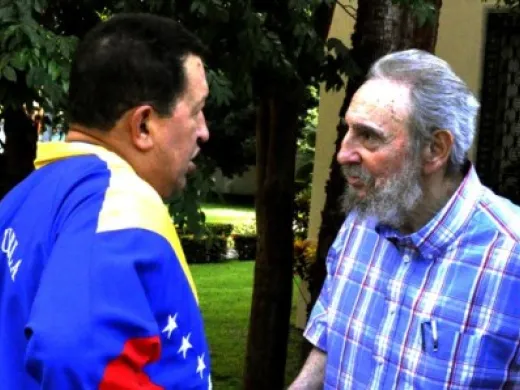 Treffen mit Chávez Treffen mit Chávez