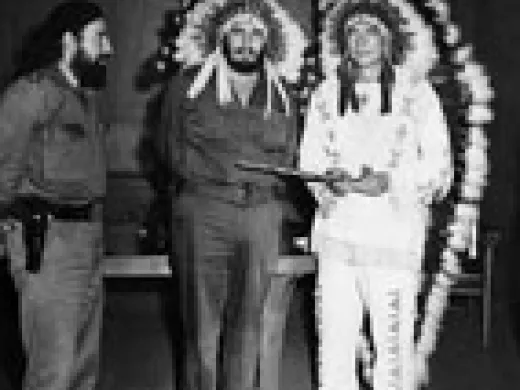 Investidura como “Gran Jefe Guerrero” de la tribu de los indios Creeks